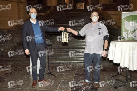 Übergabe des Friedenslichts in Hannover