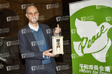 Übergabe des Friedenslichts in Hannover