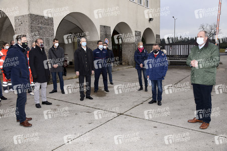 Pressebesichtigung des Impfzentrum Haar
