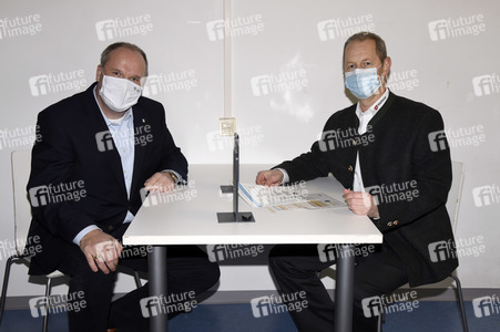 Pressebesichtigung des Impfzentrum Haar