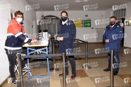 Pressebesichtigung des Impfzentrum Haar