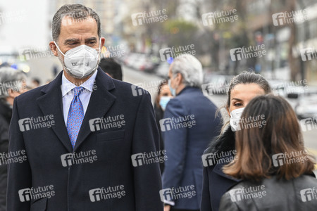 Denkmal für Corona Opfer in Madrid
