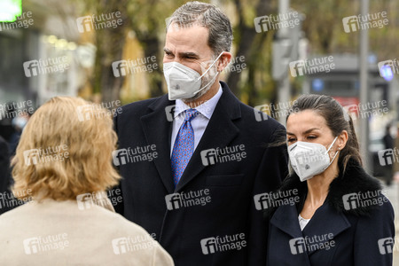 Denkmal für Corona Opfer in Madrid