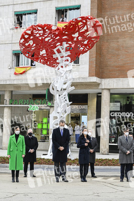 Denkmal für Corona Opfer in Madrid