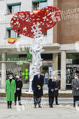 Denkmal für Corona Opfer in Madrid