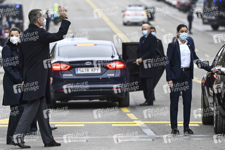 Denkmal für Corona Opfer in Madrid
