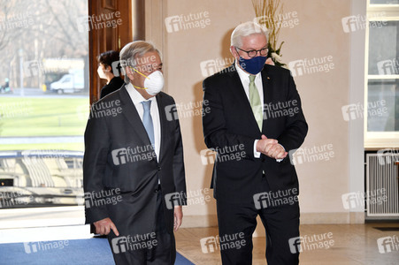 Bundespräsident Steinmeier empfängt Antonio Guterres in Berlin