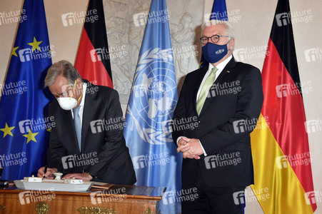Bundespräsident Steinmeier empfängt Antonio Guterres in Berlin