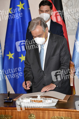 Bundespräsident Steinmeier empfängt Antonio Guterres in Berlin