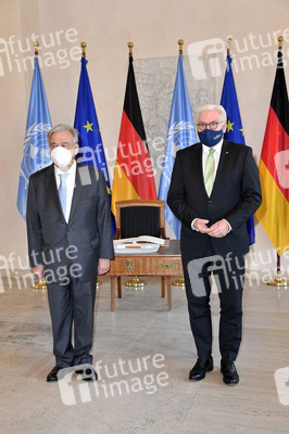 Bundespräsident Steinmeier empfängt Antonio Guterres in Berlin