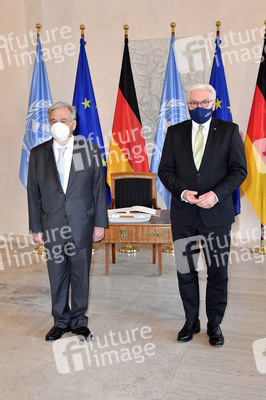 Bundespräsident Steinmeier empfängt Antonio Guterres in Berlin