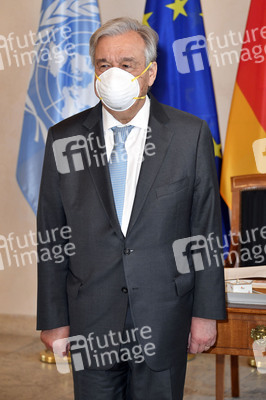 Bundespräsident Steinmeier empfängt Antonio Guterres in Berlin