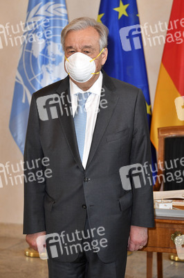 Bundespräsident Steinmeier empfängt Antonio Guterres in Berlin