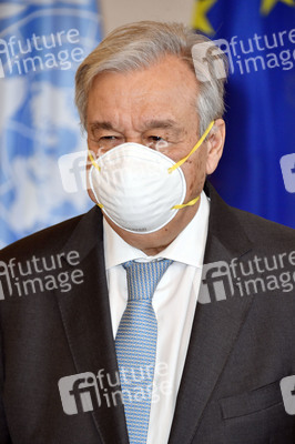 Bundespräsident Steinmeier empfängt Antonio Guterres in Berlin