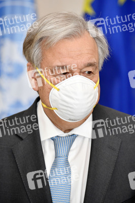 Bundespräsident Steinmeier empfängt Antonio Guterres in Berlin