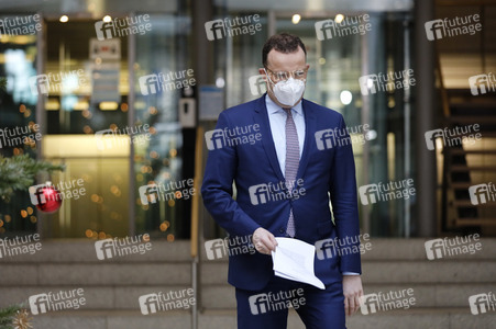 Pressekonferenz mit Jens Spahn in Berlin