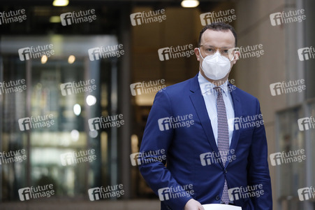Pressekonferenz mit Jens Spahn in Berlin
