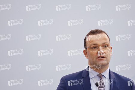 Pressekonferenz mit Jens Spahn in Berlin