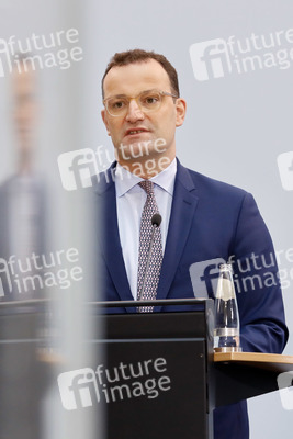 Pressekonferenz mit Jens Spahn in Berlin