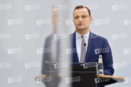 Pressekonferenz mit Jens Spahn in Berlin