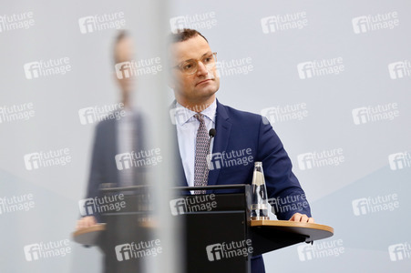 Pressekonferenz mit Jens Spahn in Berlin
