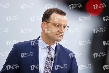 Pressekonferenz mit Jens Spahn in Berlin