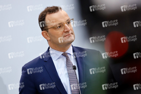 Pressekonferenz mit Jens Spahn in Berlin