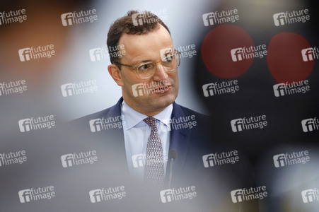 Pressekonferenz mit Jens Spahn in Berlin