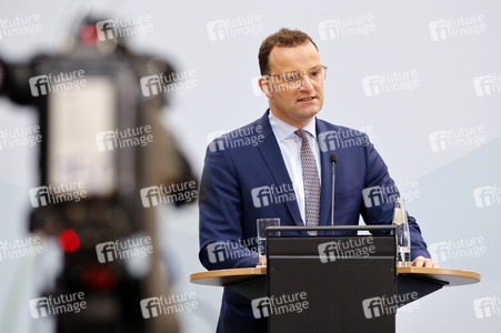 Pressekonferenz mit Jens Spahn in Berlin