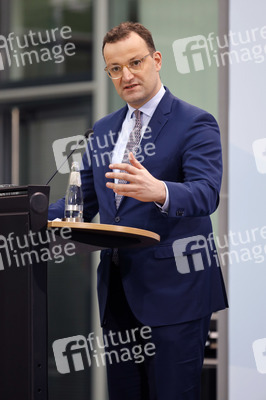 Pressekonferenz mit Jens Spahn in Berlin
