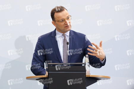 Pressekonferenz mit Jens Spahn in Berlin