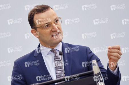 Pressekonferenz mit Jens Spahn in Berlin