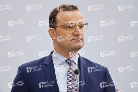 Pressekonferenz mit Jens Spahn in Berlin