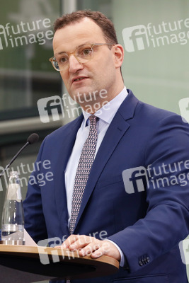 Pressekonferenz mit Jens Spahn in Berlin