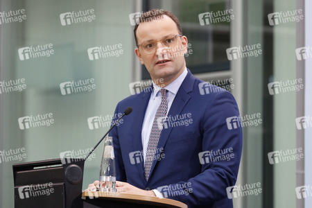Pressekonferenz mit Jens Spahn in Berlin