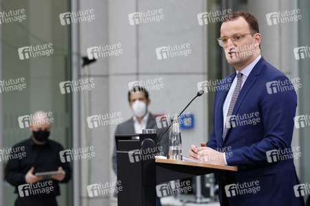 Pressekonferenz mit Jens Spahn in Berlin