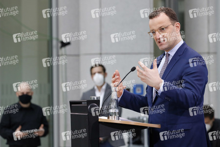 Pressekonferenz mit Jens Spahn in Berlin