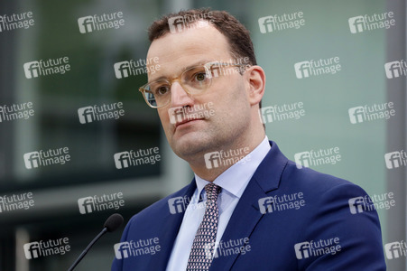 Pressekonferenz mit Jens Spahn in Berlin