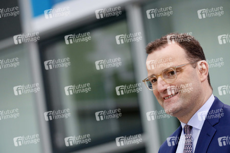 Pressekonferenz mit Jens Spahn in Berlin