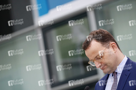 Pressekonferenz mit Jens Spahn in Berlin