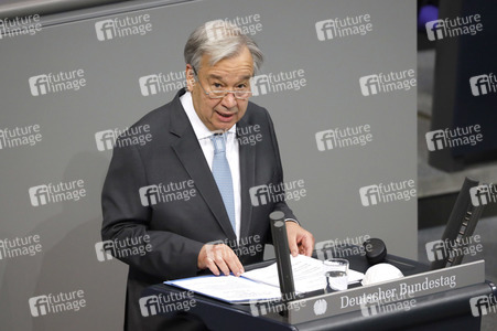 Rede von UN-Generalsekretär Guterres vor dem Deutschen Bundestag in Berlin