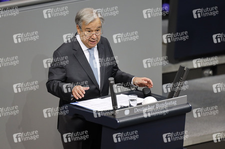 Rede von UN-Generalsekretär Guterres vor dem Deutschen Bundestag in Berlin
