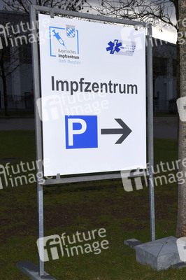 Impfzentrum in der Messe München