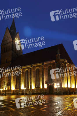 Stern-Projektion an der Marktkirche in Hannover