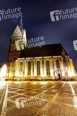 Stern-Projektion an der Marktkirche in Hannover
