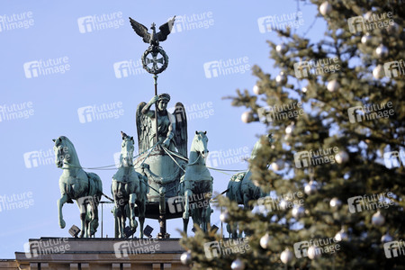 Quadriga auf dem Brandenburger Tor in Berlin