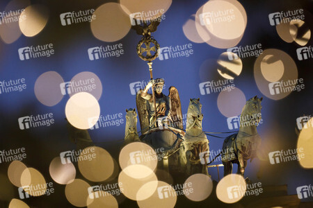 Quadriga auf dem Brandenburger Tor in Berlin