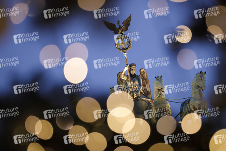 Quadriga auf dem Brandenburger Tor in Berlin