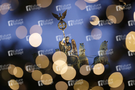 Quadriga auf dem Brandenburger Tor in Berlin