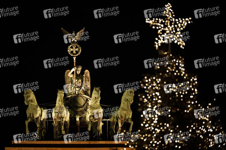 Quadriga auf dem Brandenburger Tor in Berlin